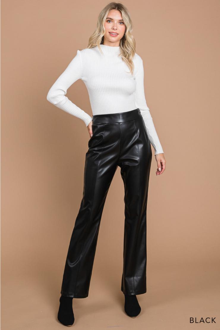 Bobby Faux Leather Pants – Pippa & Pearl