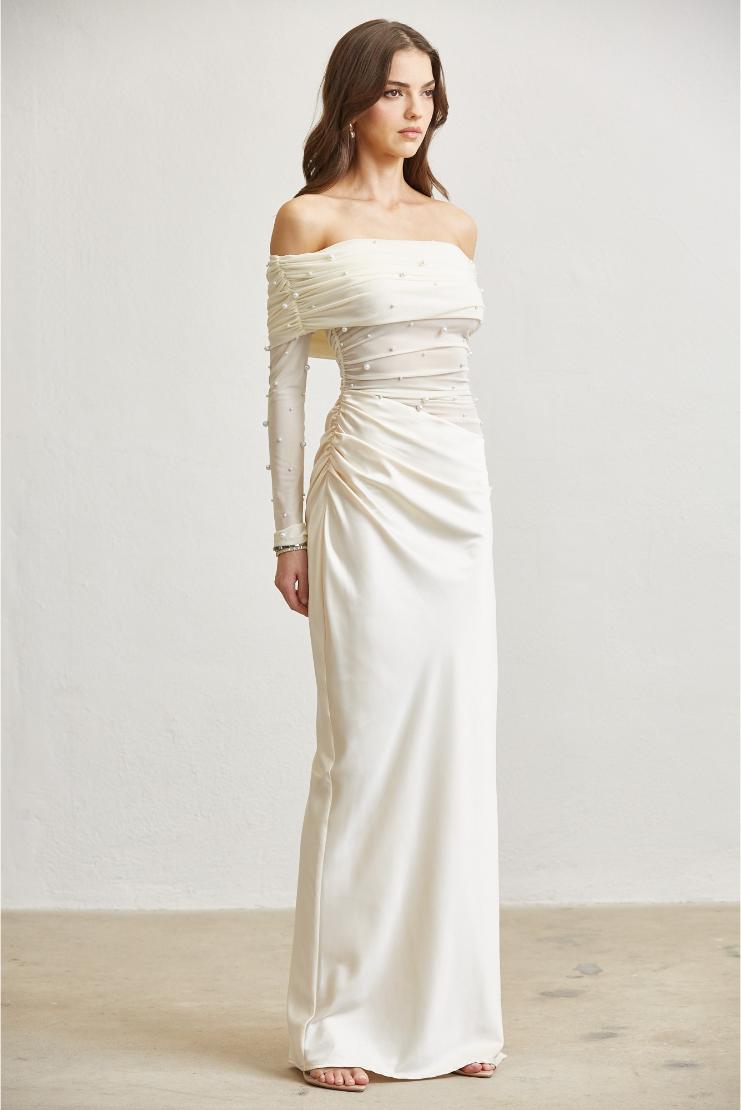 chinese dress ladies Amara Maxi Dress – AZZURRA