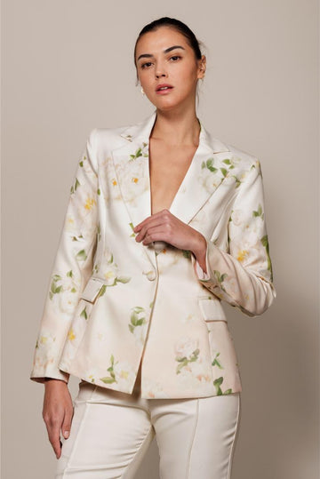 PRE-ORDER ONLY! (June '24) Lyla Lily Printed Single Breasted Blazer