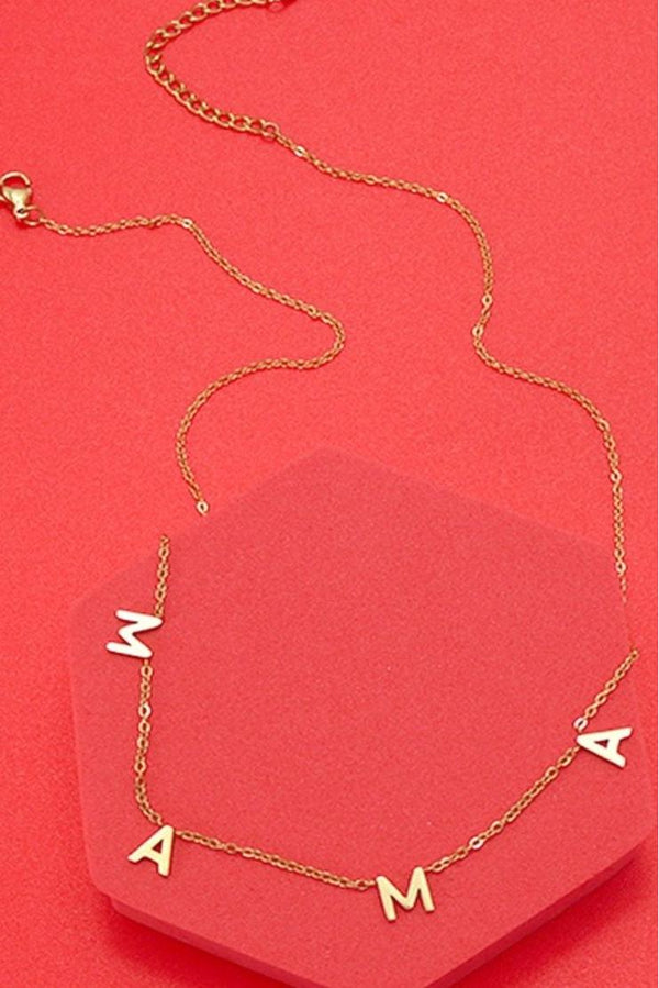 Gold 18K Mama Chain Waterproof Necklace
