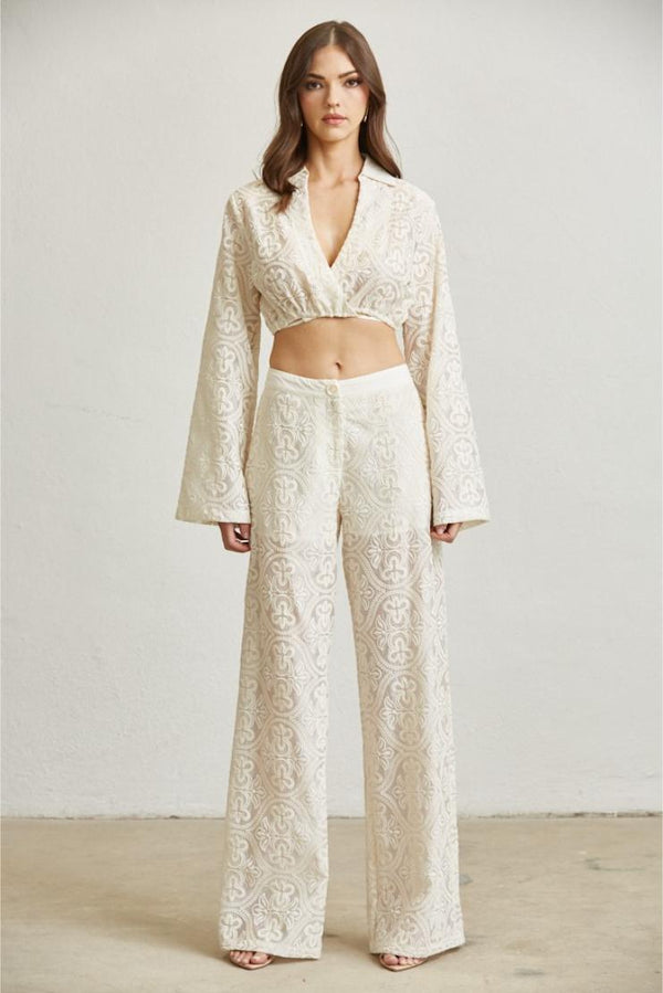 Talullah Cotton Lace Embroidered 2 PC SET (Sold Separately)