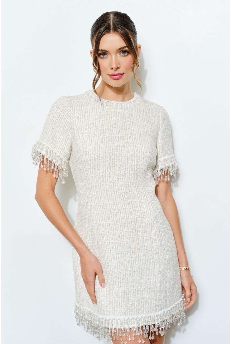 ivory_tweed_beaded_fringe_mini