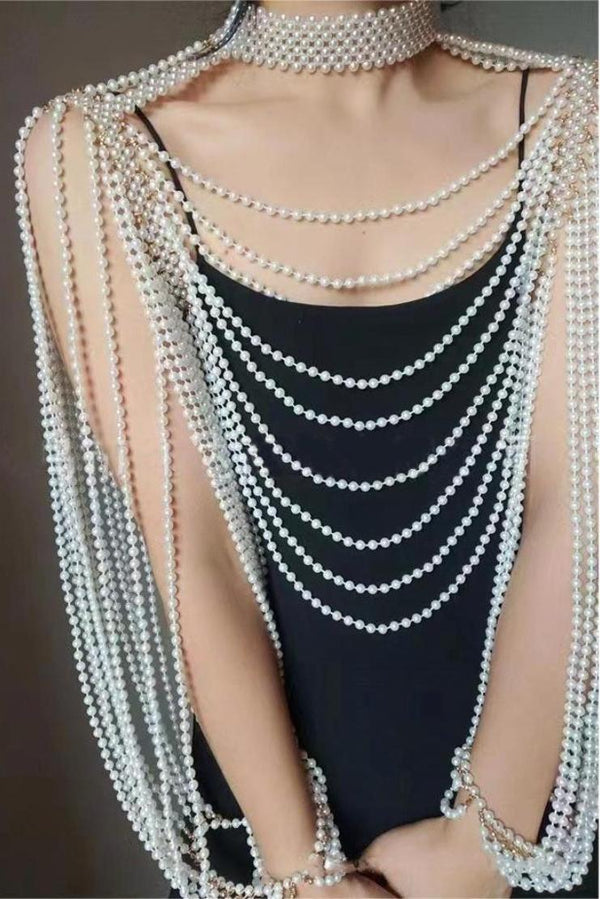 White Pearl Shrug