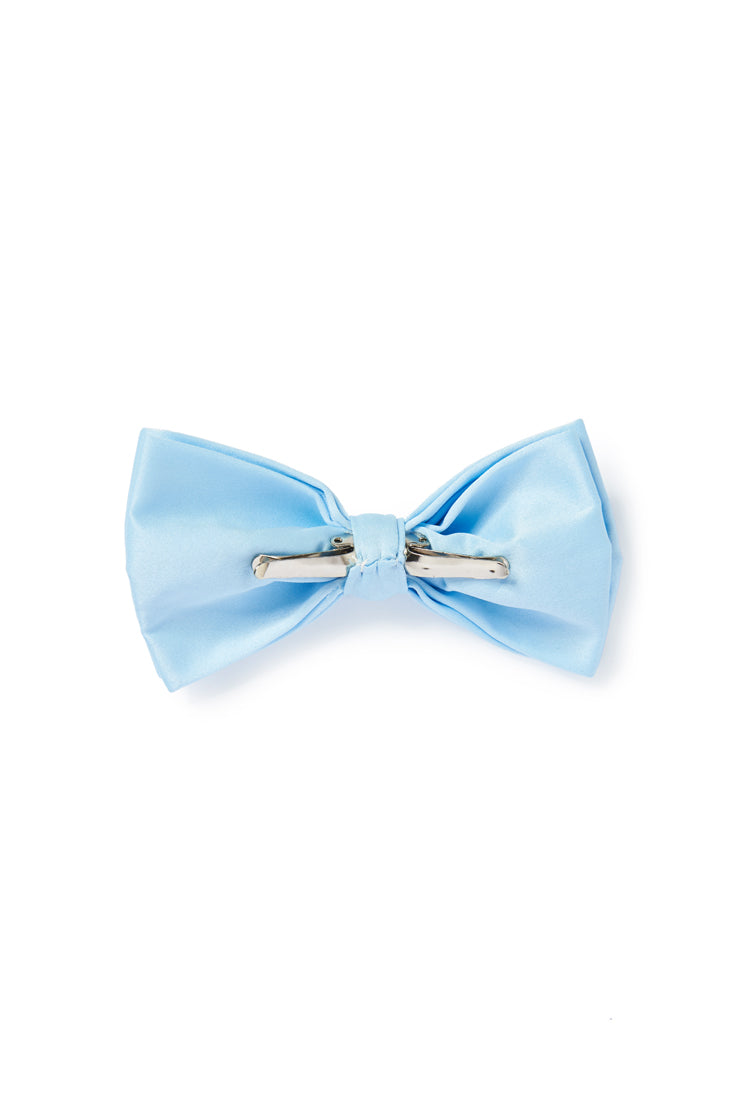 Blue Clip On Bow Tie