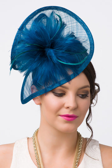 Victoria Fascinator - Teal