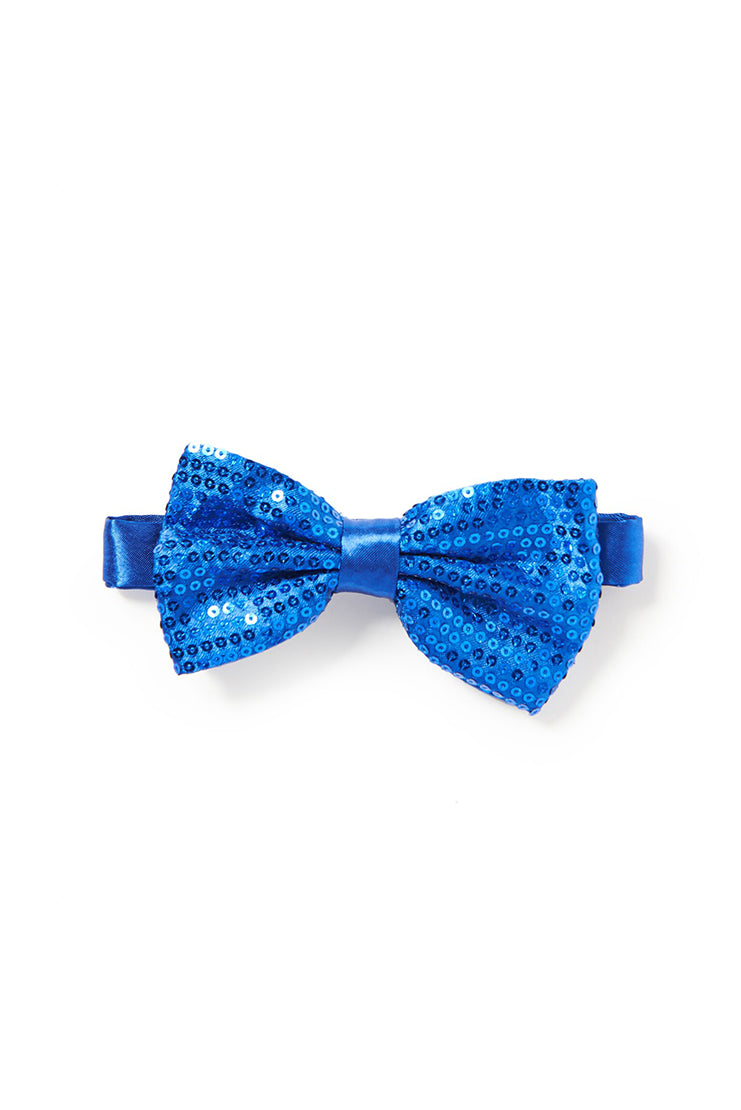 Men's Sequin Bow Tie - Cobalt Blue