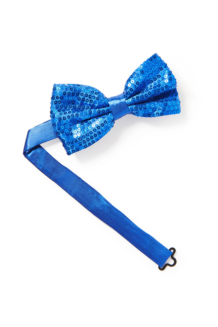 Men's Sequin Bow Tie - Cobalt Blue