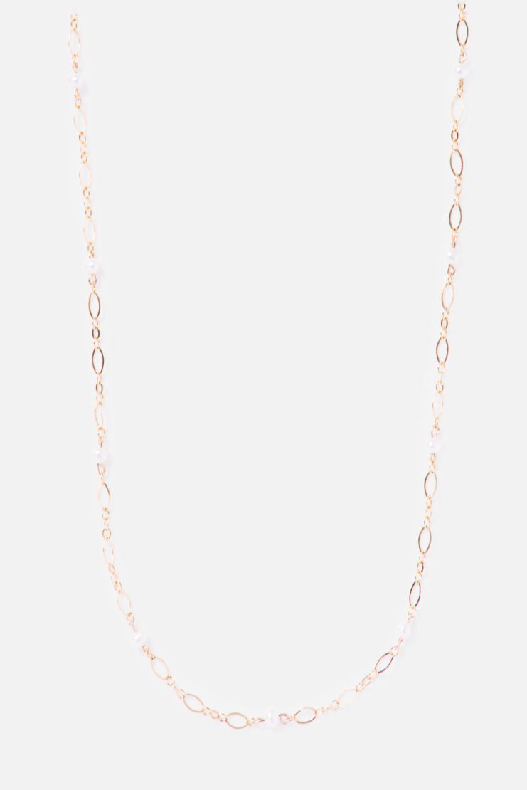 Beaded 14K Gold Filled Fancy Chain