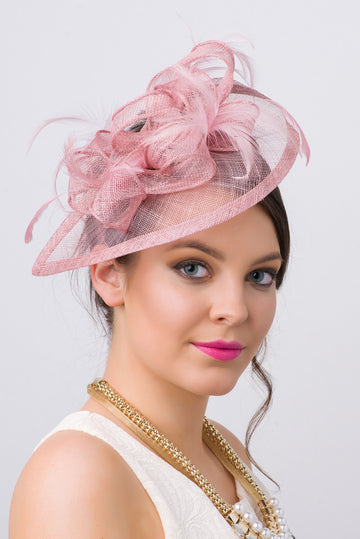 Penny Fascinator - Mauve