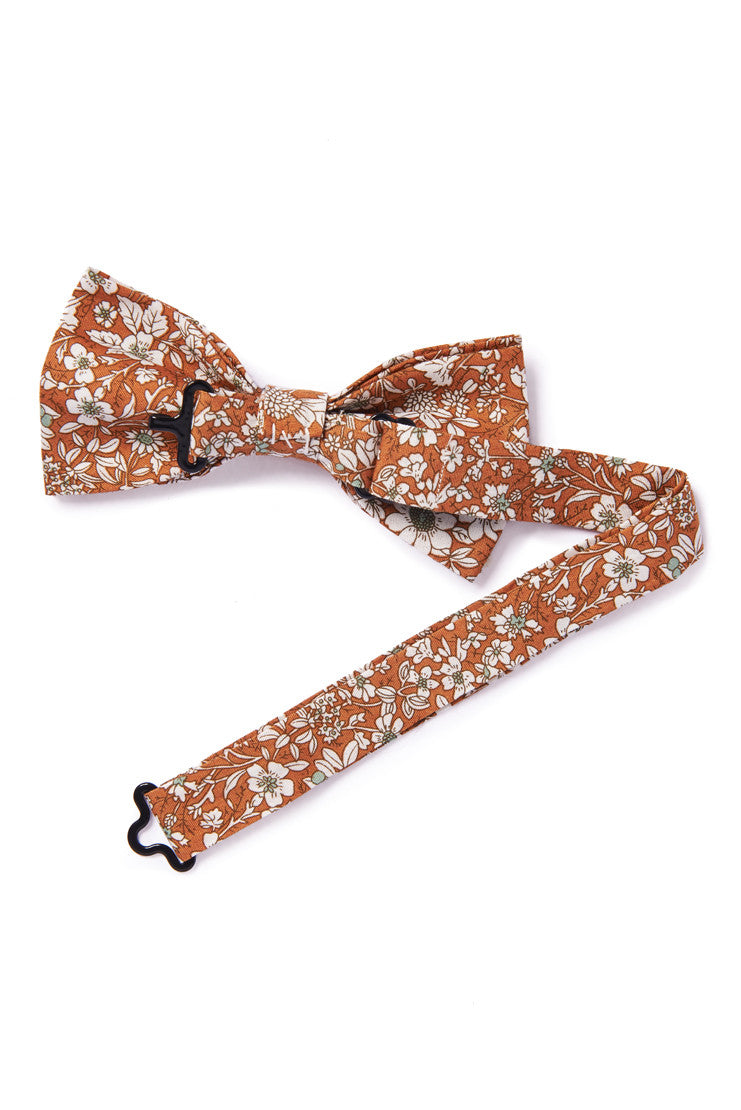 Men's Orange Bow Tie