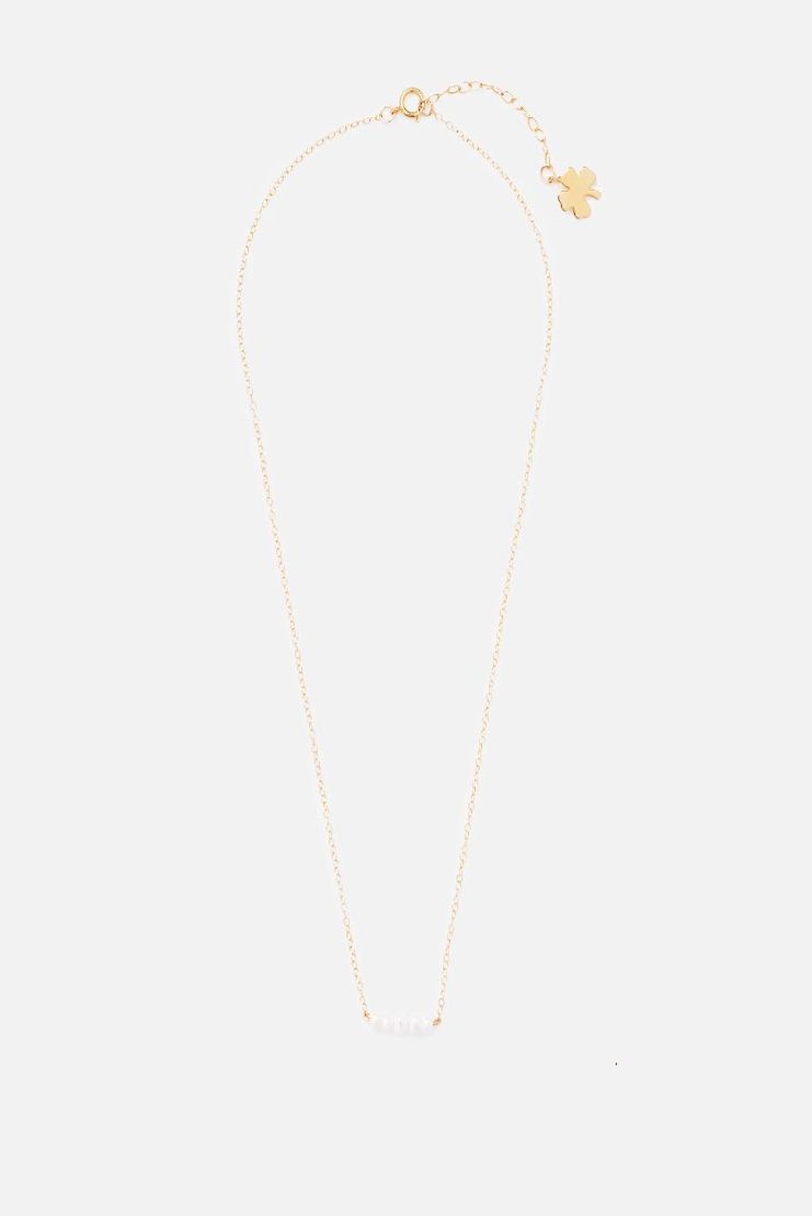 Cluster 14K Gold Filled Bar Necklace