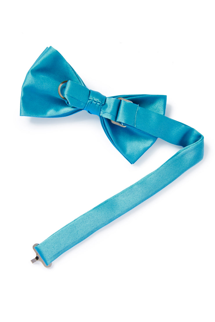 dark turquoise bow tie