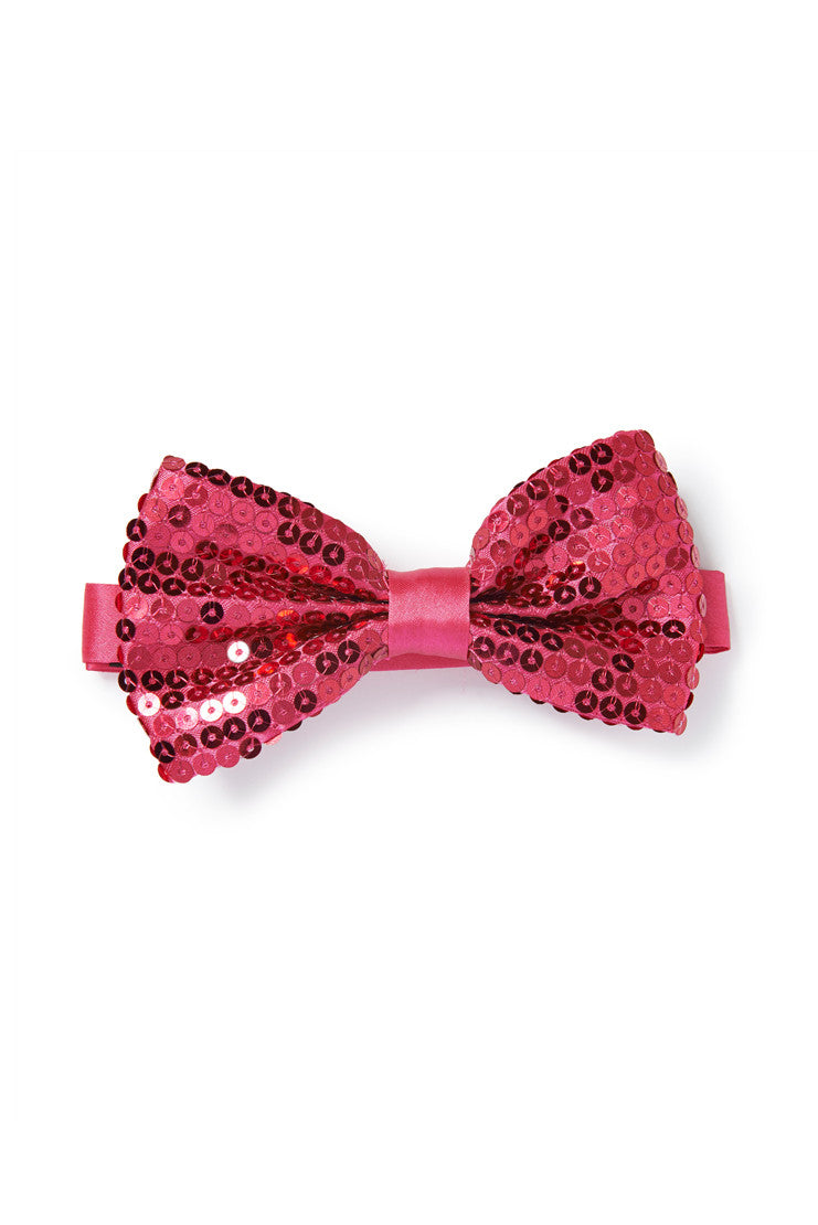 Hot Pink Bow Tie