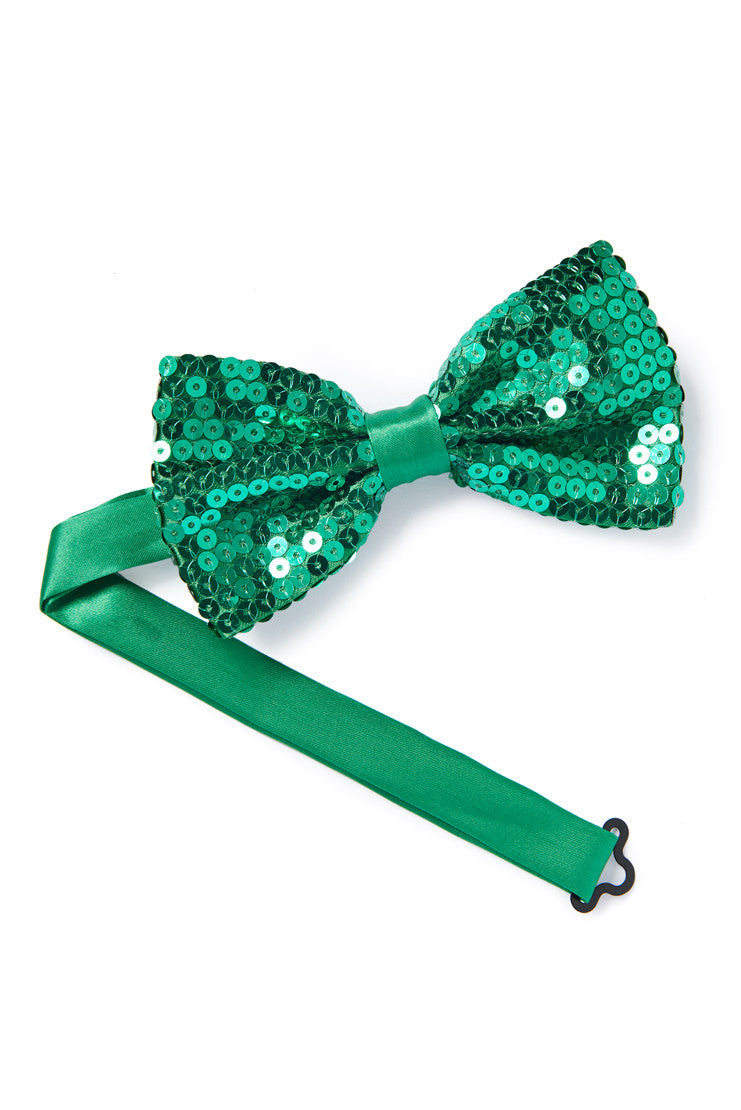 Sequined Bow Tie