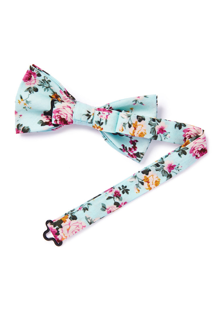 Aqua Blue Bow Tie