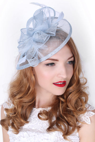 Light Blue Fascinator