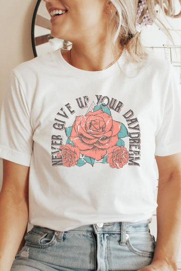 Never Give Up Your Daydream Graphic Tee
