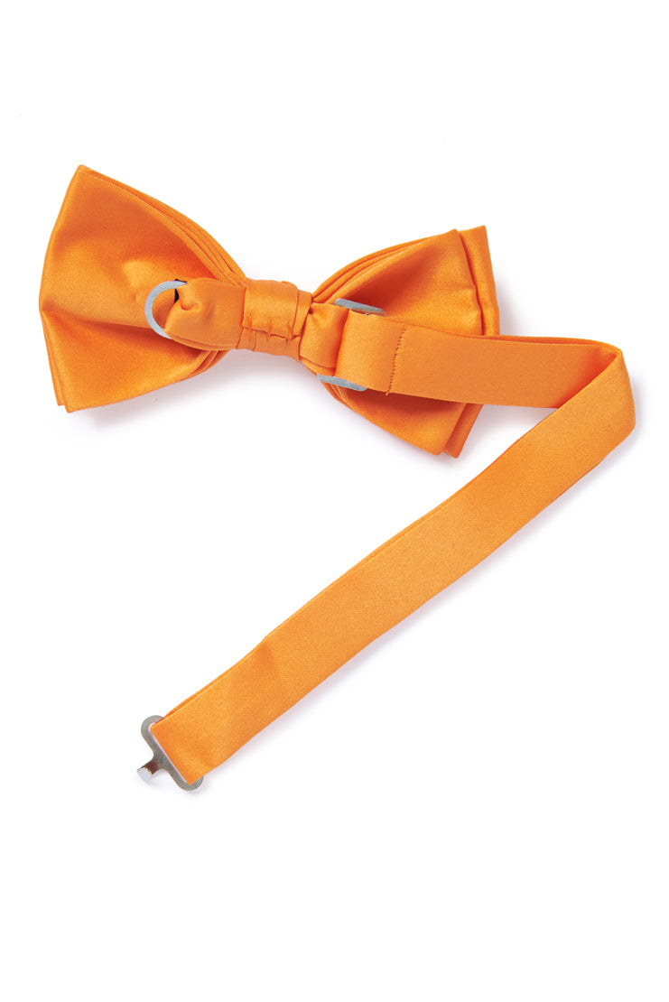 Orange Banded Bow Tie