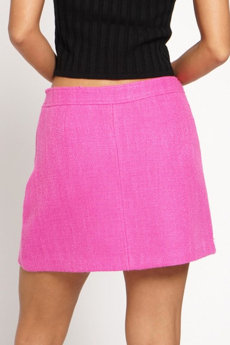 Elle Tweed Mini Skirt