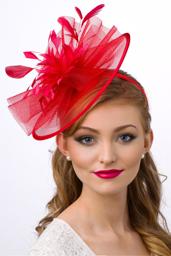 Isla Fascinator - Red
