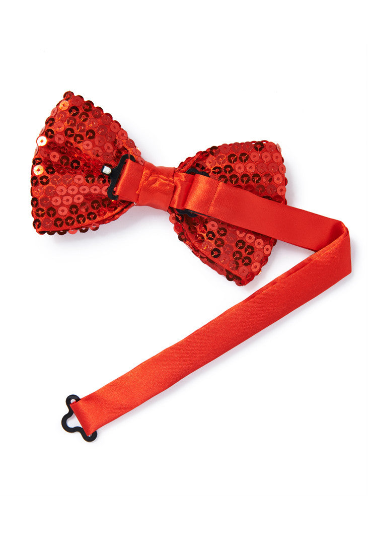 Bright Red Bow Tie