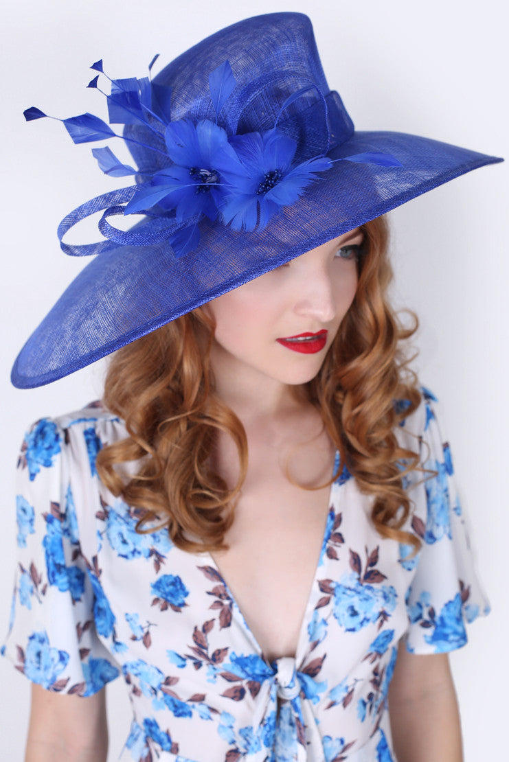 Royal blue sun hat 2025