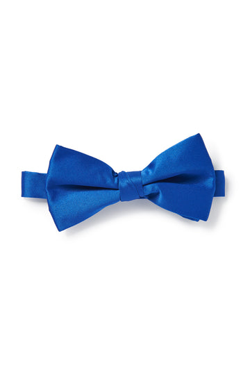 Blue Satin Bow 