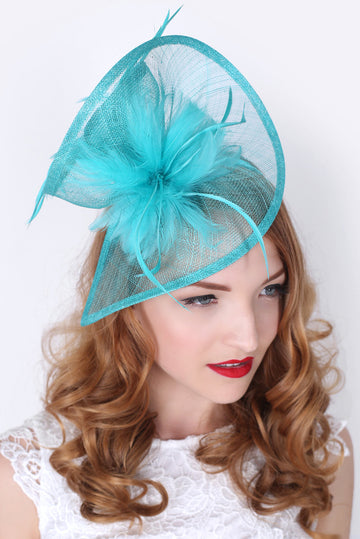 Turquoise Blue Hat