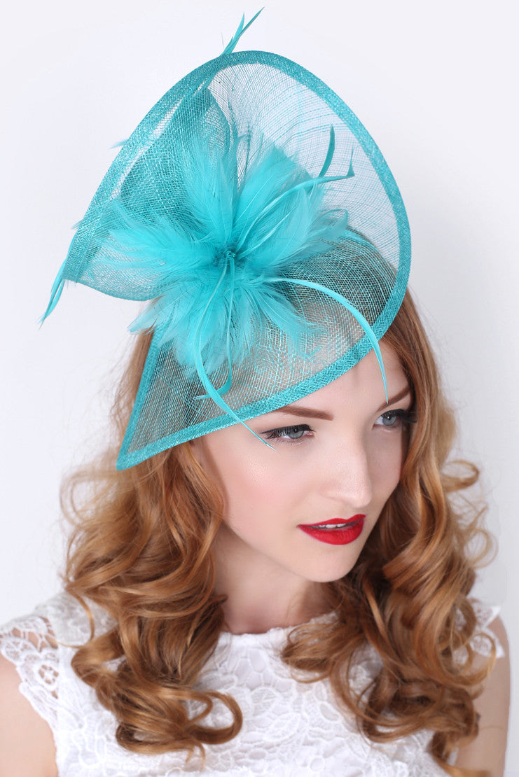 Turquoise Blue Hat